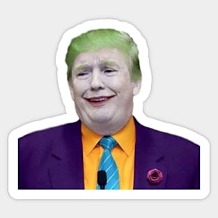 Trump Joker Sticker